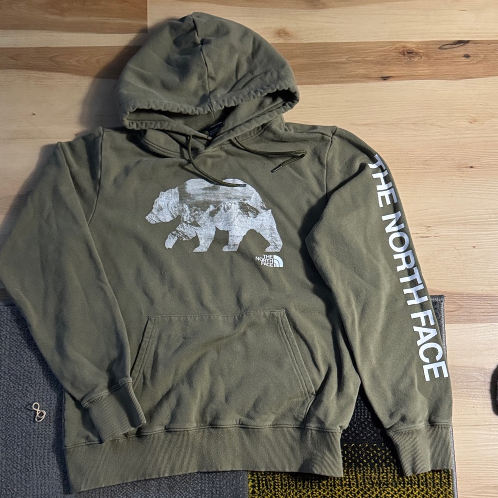 The North Face Olive Bear Graphic Hoodie